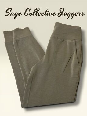 🌺Sage Collective Joggers - Olive Sage Track Pants & Joggers